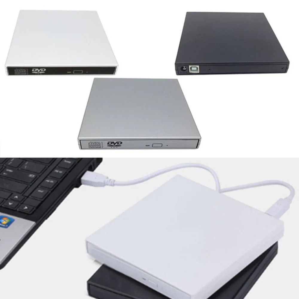 USB 2.0 External DVD Combo CD-RW Burner Drive CD DVD ROM For PC Computer Laptop Mobile External Drive Drop Shipping USB 2.0 External DVD Combo CD-RW Burner Drive CD DVD ROM For PC Computer Laptop Mobile External Drive Drop Shipping
