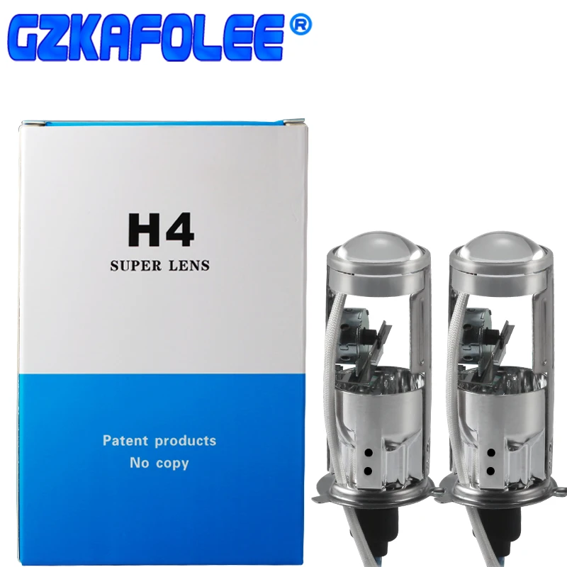 

GZKAFOLEE HID H4 6000K 4300k 8000K Mini Projector Lens Bulb Hi/Lo Beam Xenon Light Type Easy To Install 55W 10000LM LHD RHD