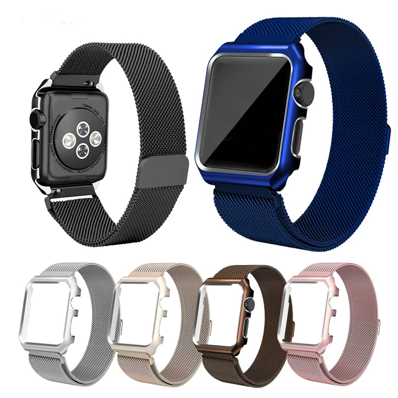 LXsmart Milanese Loop Strap For Apple Watch 3 2 1 band iwatch series 42 38mm Stainless