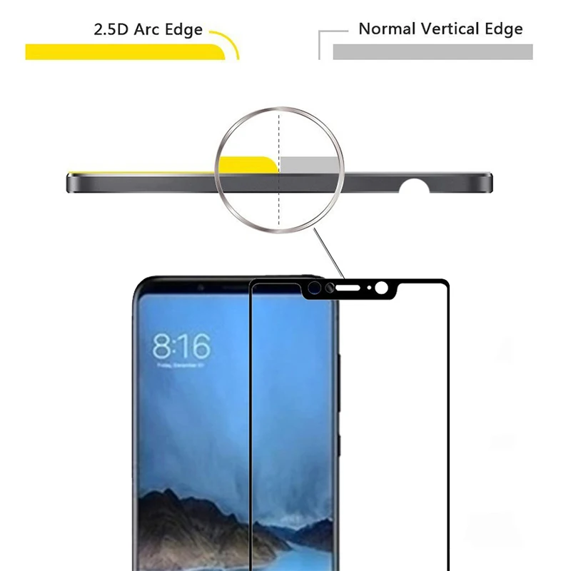 Закаленное стекло для xiaomi xiomi 9 8 a1 a2 a3 a5x 6x6 poco f1 Защитная пленка экрана xiami mi9 mi8 lite