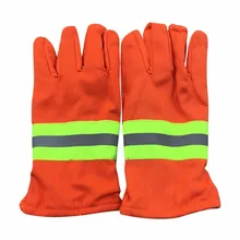 Противопожарная защита рабочие перчатки огнестойкий Нескользящие резиновые сапоги с эластичной манжеты перчатки для каждого члена