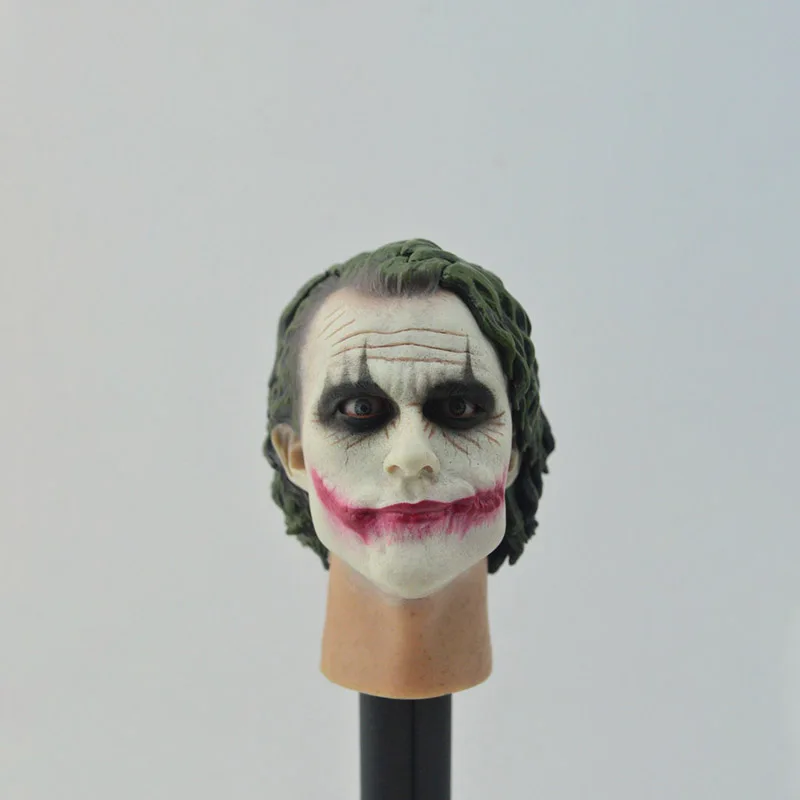 

1/6 Scale Dark Knight Clown More realistic eyes Version Head Sculpt Head Carving Headplay for 12" Action Figure Body