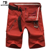 KENNTRICE 2018New поступления мода Для мужчин шорты-карго прямые свободные модные хлопковые мужские короткие брюки Бермуды Для мужчин шорты
