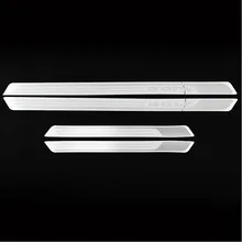 Tonlinker для Volkswagen GOLF MK7 внутренний внешний приветственный порог полосы автомобиля Стайлинг 4 шт. нержавеющая сталь чехол наклейки