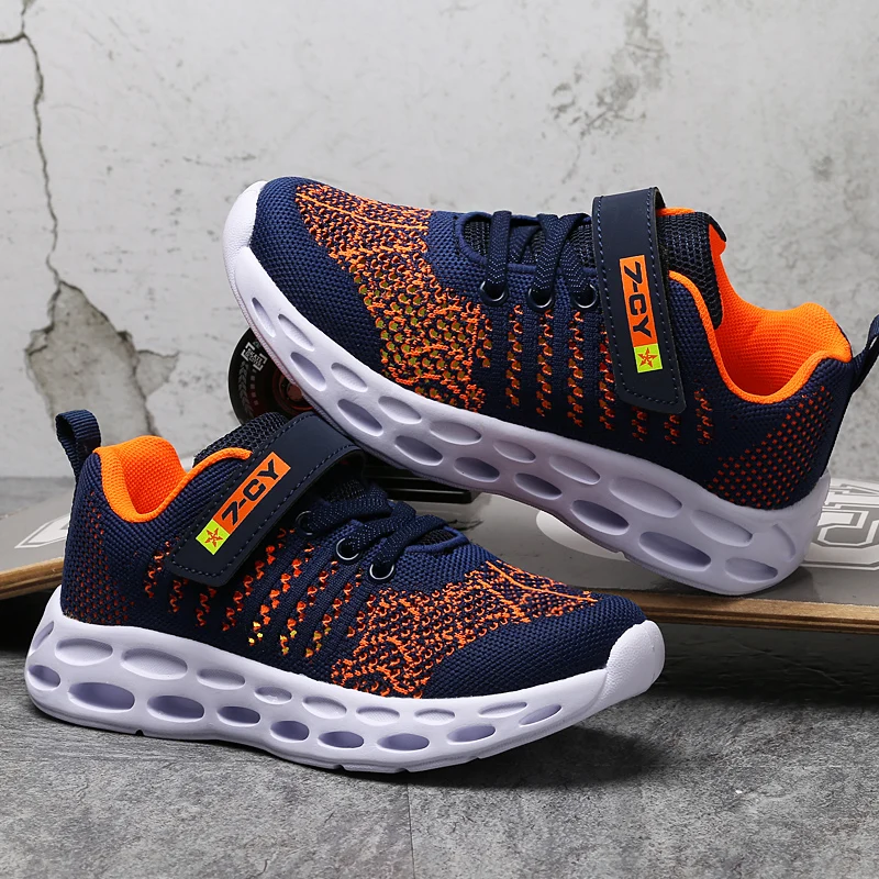 

2019 Spring Autumn Kids Shoes Mesh Casual Children Sneakers For Boys Mesh Breathable Sports Running Shoes