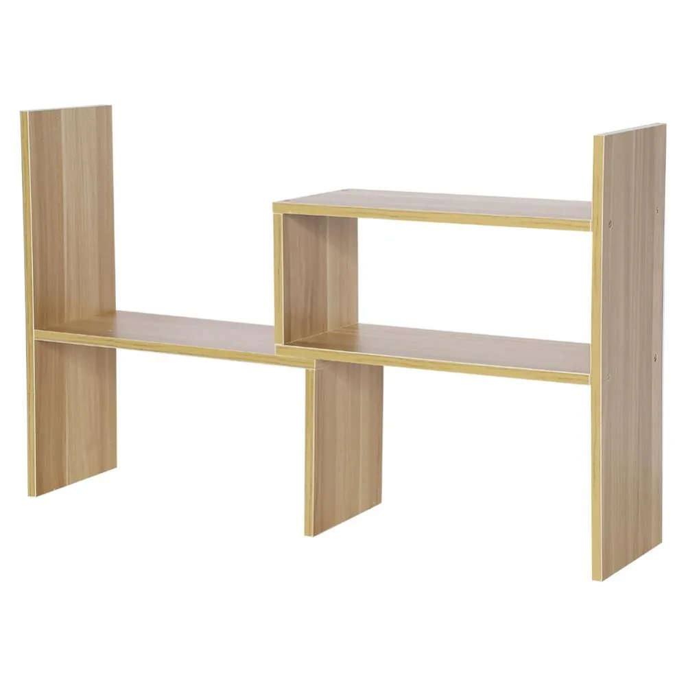 

DIY Table Desktop Storage Rack Display Shelf Organizer Counter Top Bookcase for Study Home Office Use