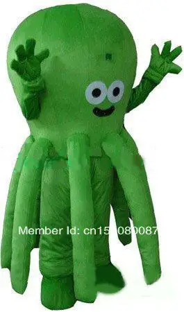 Mascotte Octopus Mascotte Kostuum Hot Koop Halloween Stripfiguur