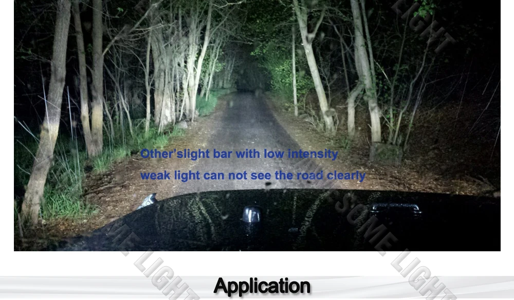 288W LED work light bar (5)