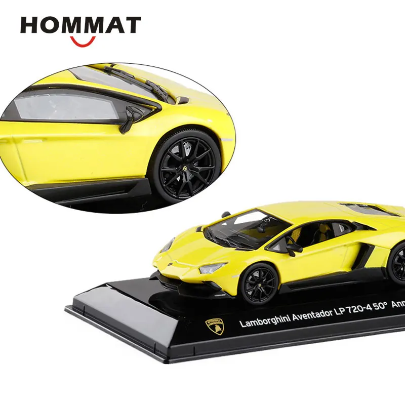 HOMMAT Simulation 1/43 Aventador LP720 4 Anniversario 2013 автомобиль литая модель игрушечного автомобиля