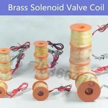 DC 12V 24V DC220V латунный Соленоидный клапан катушки для 2W040-10 2W160-15 2W200-20 2W250-25