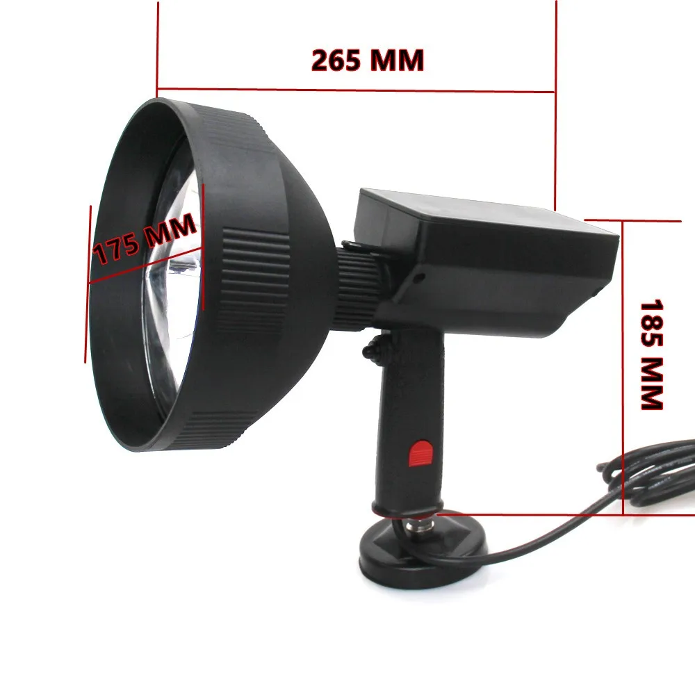 12V 7 ''175 мм 35 Вт/55 Вт/75 Вт 3500/4500/7000LM скрытый охотничий прожектор карманный прожектор регулируемый луч наводнение или точечный Поиск лампы
