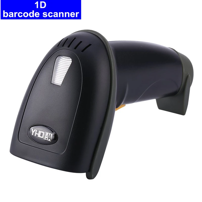 

High Quality Wired Scanner One-dimensional 32 Bit Laser Bar Code Scanner with Automatic Continuous Scanning Gun Stent USB+Stand