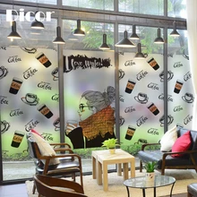DICOR брендовые кофейные стеклянные пленки для девочек, оконная Декоративная пленка, матовые непрозрачные стеклянные наклейки для конфиденциальности, домашний декор, цифровая печать BLT939