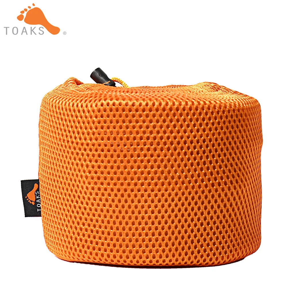 TOAKS CKW-1300 titanio al aire libre Camping Pan Caminar utensilios de cocina mochilero Picnic tazón Pan Pot Set con mango plegable