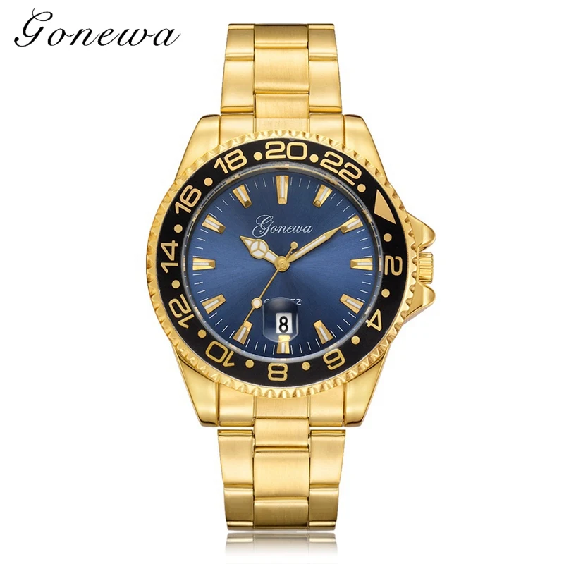 

Gonewa Brand 2018 New Men Watches Fashion Casual Quartz Steel Strap Military Creative Business Male Clock Vintage Style GON037