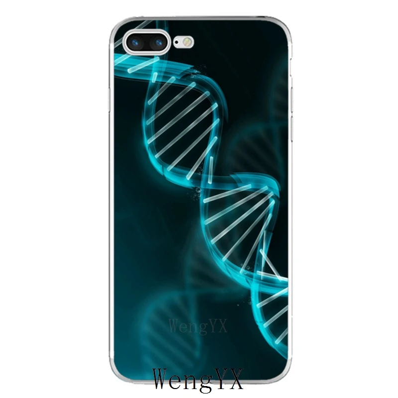 Научно-исследовательских ДНК генетики узор тонкий Силиконовый ТПУ мягкий чехол для мобильного телефона чехол для Huawei P7 P8 P9 P10 P20 pro Lite плюс P Smart Mini