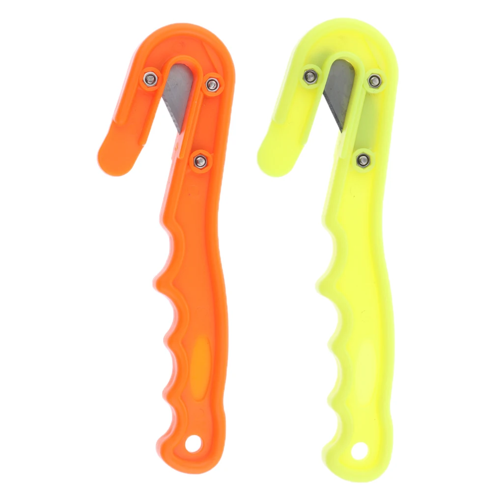 

Diving Rope Cutter Camping Cutting Ropes Knife Scuba Accessory with Round Hole for Hanging