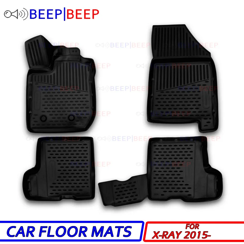 

For Lada X-Ray 2015- car floot mats carpets auto floor mats waterproof dustproof skidproof car styling interior decoration