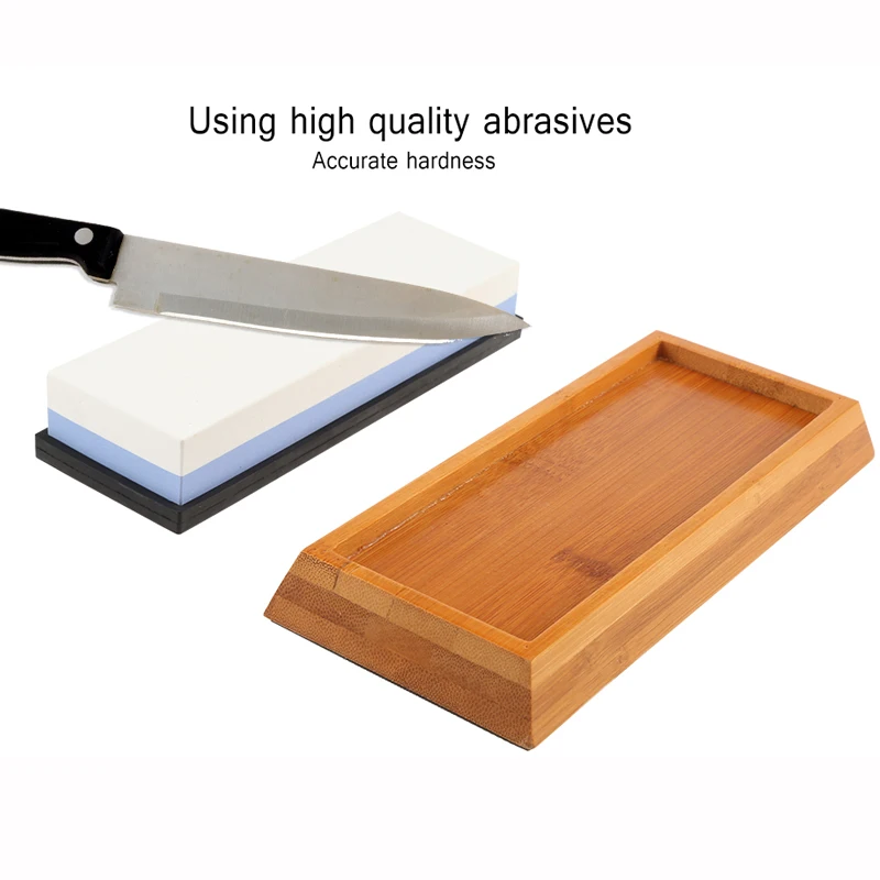 Dual sided Knife Sharpening Stone Granularity White Corundum Double