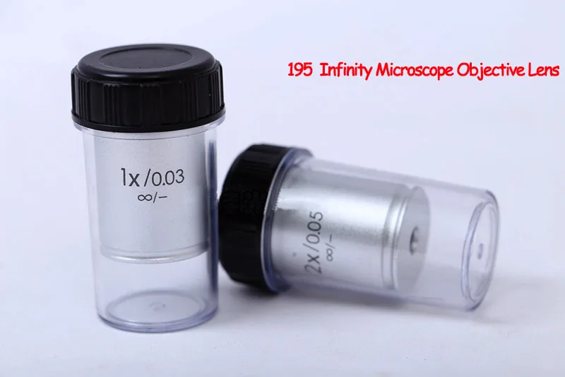 

2x 195 Infinity Biological Microscope Objective Lens