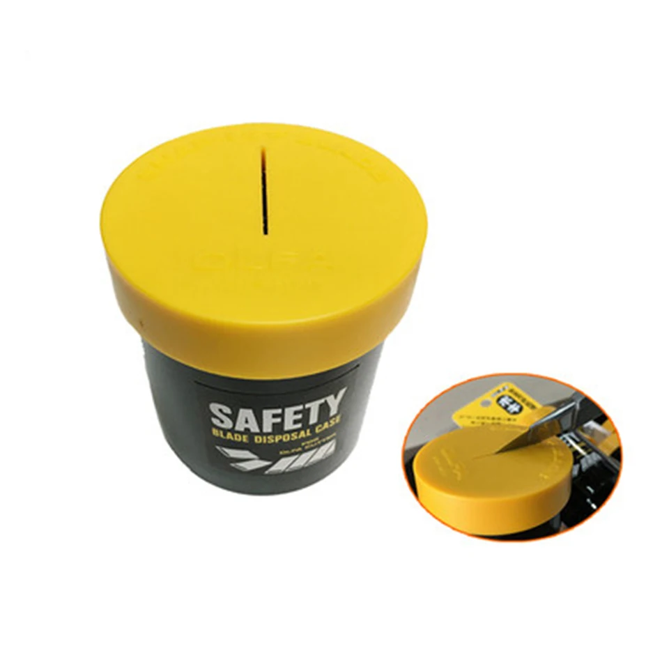 

Safety Cutter Blade Disposal Case Box Blade Disposal Re-Usable Case Safety knife Storage Pocket CT-GJDC-1