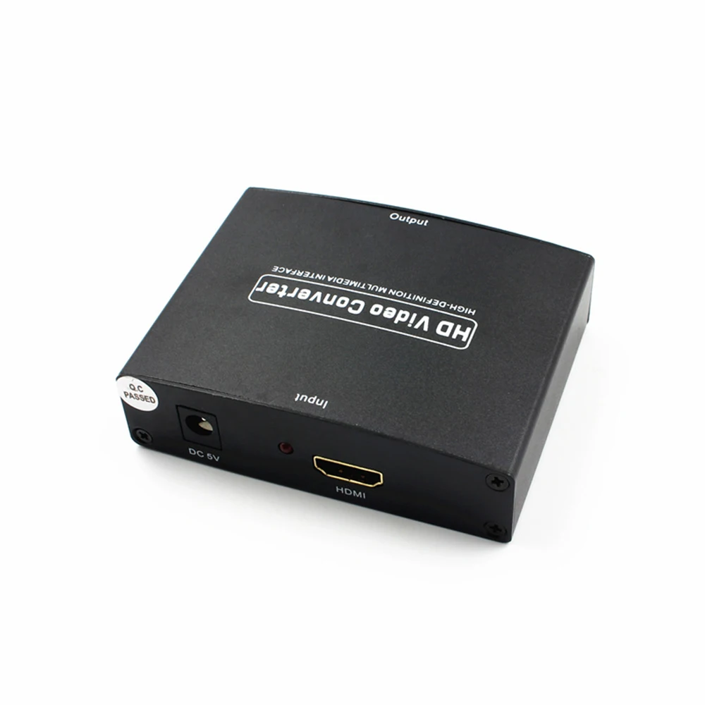 Новинка 1080P HD прозрачный преобразователь компонентов HDMI в RGB YPbPr видео и R/L аудио