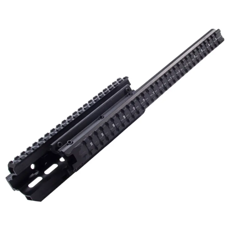 سيغا 12 بندقية التكتيكي رباعية السكك الحديدية انظر من خلال نطاق جبل ويفر Forend ل AK47 74 مع المطاط يغطي Picatinny