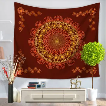

Large Mandala Tapestry Wall Hanging Beach Mat Polyester Thin Blanket Yoga Shawl Mat Multiple Specifications Blanket