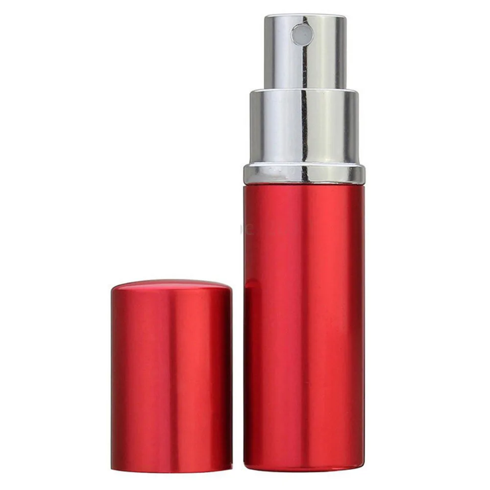Серебристый/черный/красный компактный легкий пустой макияж контейнеры косметические Парфюмированный лосьон спрей туман бутылки