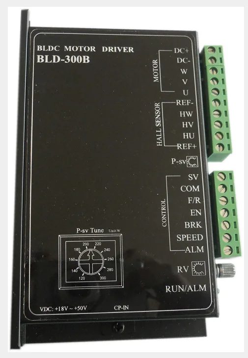 24V 36V48V 57mm BLDC драйвер двигателя 300W 18 V-50 V DC бесщеточный контроллер драйвера BLD-300B |