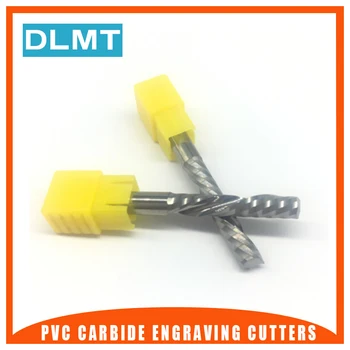

1PC One Flute d6x32 6mm 32mm long Wood Milling Cutter high quality PVC Carbide Engraving Cutters CNC router bits acrylic