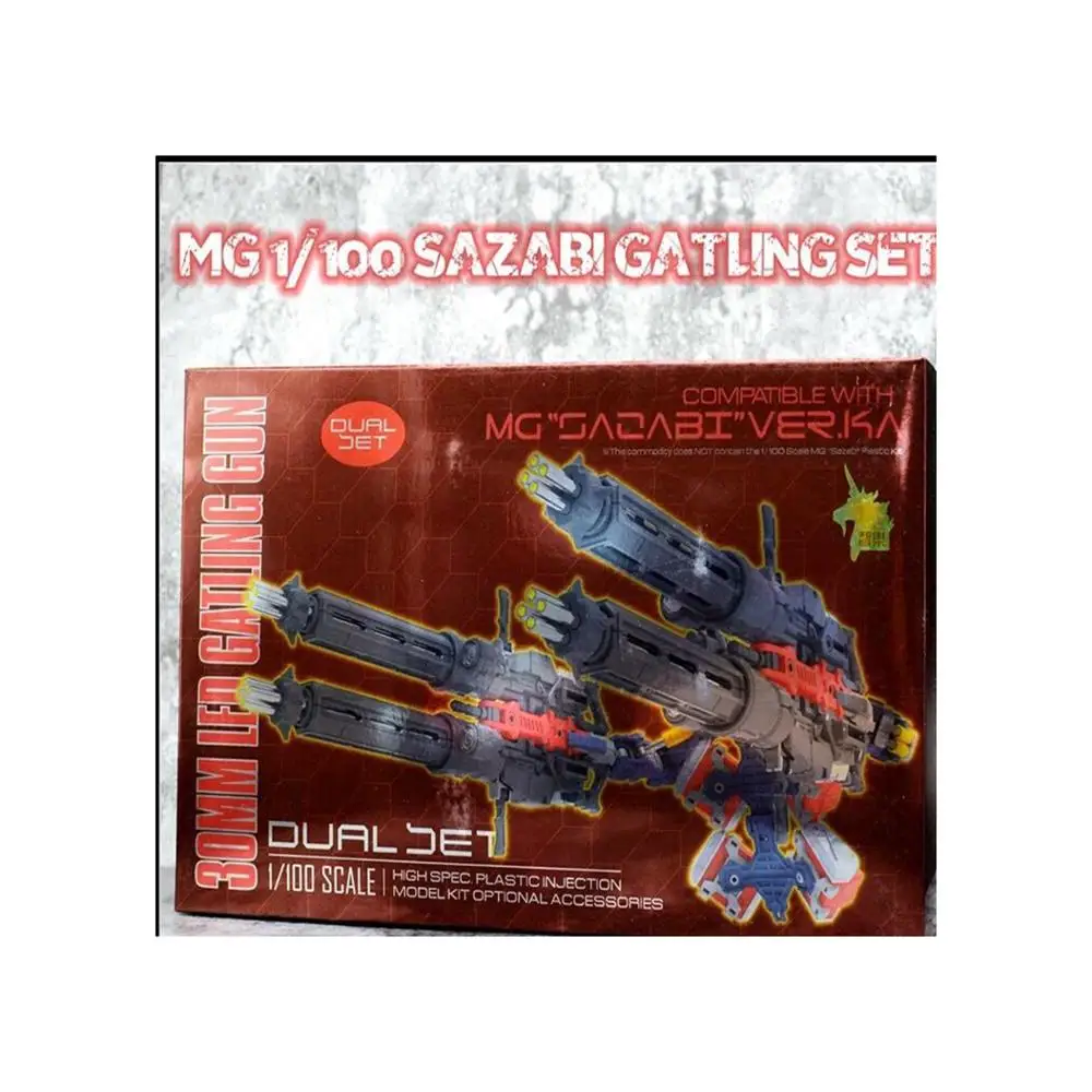 

MG 1/100 4X Sazabi MSN-04 Gatling Gun Add On Kit w/ LED Action Figure