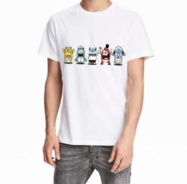 Hip Hop Funny t shirts compression shirt 2018 Plus Size 6XL Tops Short Sleeve O-Neck Men freaks Printed T-shirt Hipster harajuku | Мужская