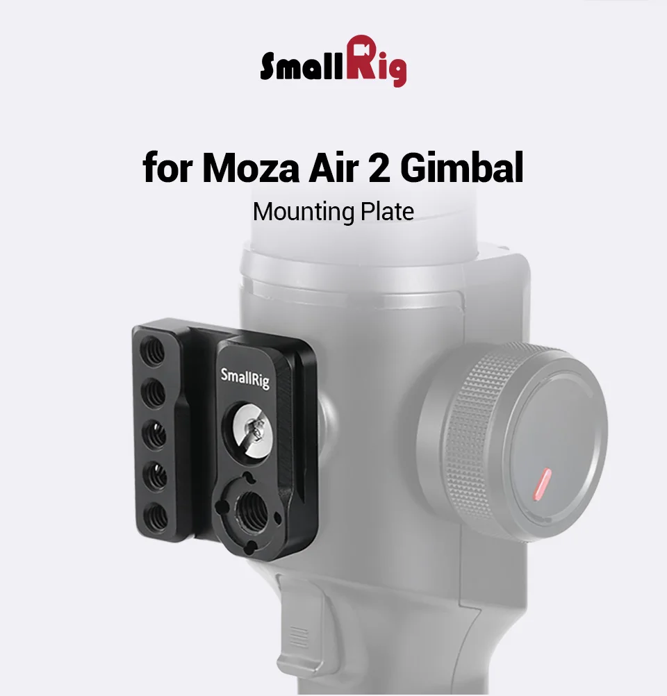 SmallRig DSLR камера Монтажная пластина для Moza Air 2 Gimbal особенность с Arri определения отверстий Nato Rail DIY аксессуары Rig BSS2319