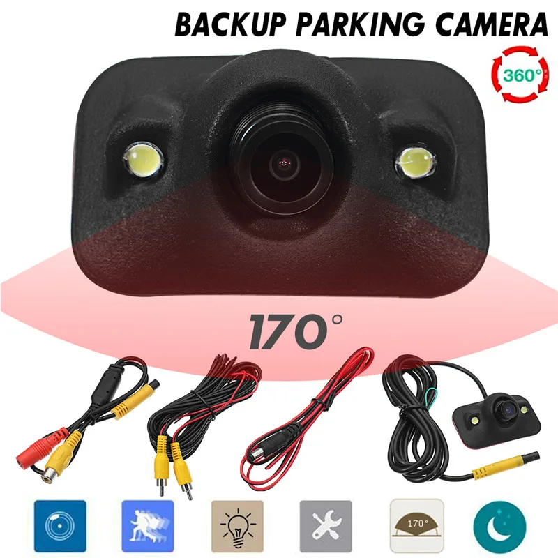 

1Set HD Car Tail Rear View Camera Reverse Backup Parking Cam Kit Wide angle Waterproof Night Vision Automobile Camera