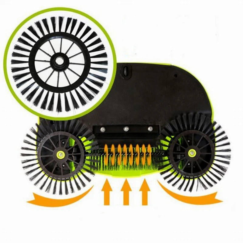 Tanie Automatyczna zamiatarka ręczna miotła leniwy czyszczenie gospodarstwa domowego bez elektryczności magiczna szufelka z miotłą