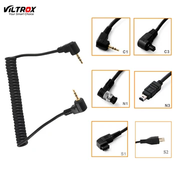 

Viltrox 90cm Timer Camera Remote Control Shutter Release Connecting Cable Cord For Canon Nikon Pentax Sony Viltrox JY-120 JY-710