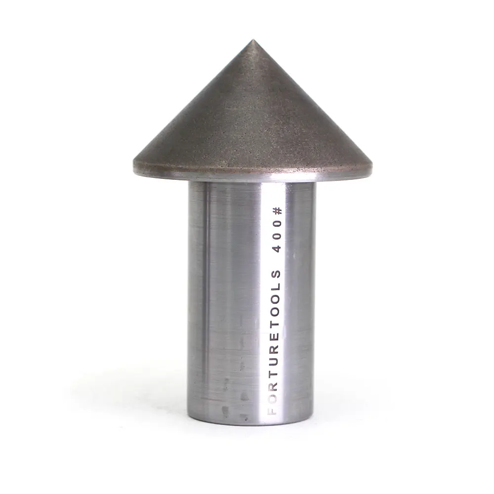 1pc Cone shape diamond mounted point 60 degree arrow sintered grinding head for glass ceramic agate stone customized