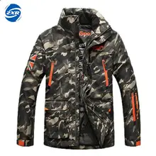 Мужская ветрозащитная водонепроницаемая, Лыжный Спорт куртки камуфляжные зимние теплые уличные спортивные лыжные женские походные пальто