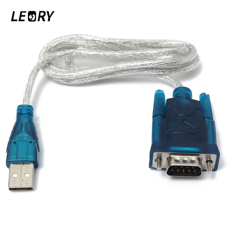 

1pcs 1m Translucent USB 1.1/2.0 To RS 232 Serial DB 9 Pin DB9 COM Port Converter Cord PC Cable Adapter For IBM PC For Mac