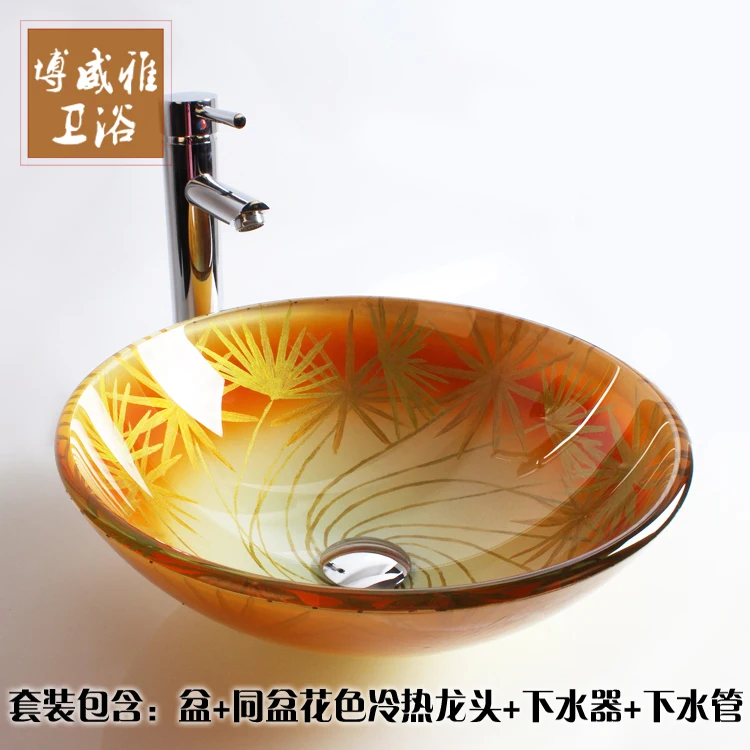 

Bathroom counter basin circle art basin fashion wash basin bathroom cabinet basin