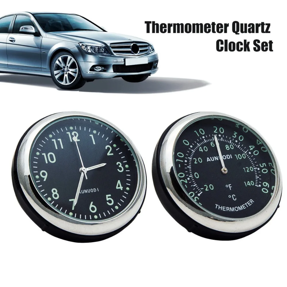 Luminous Car SUV Mechanics Quartz Clock Digital Pointer for Car Auto Time Watch Digital clock Thermometer Black Blue Gold Green Luminous Car SUV Mechanics Quartz Clock Digital Pointer for Car Auto Time Watch Digital clock Thermometer Black Blue Gold Green