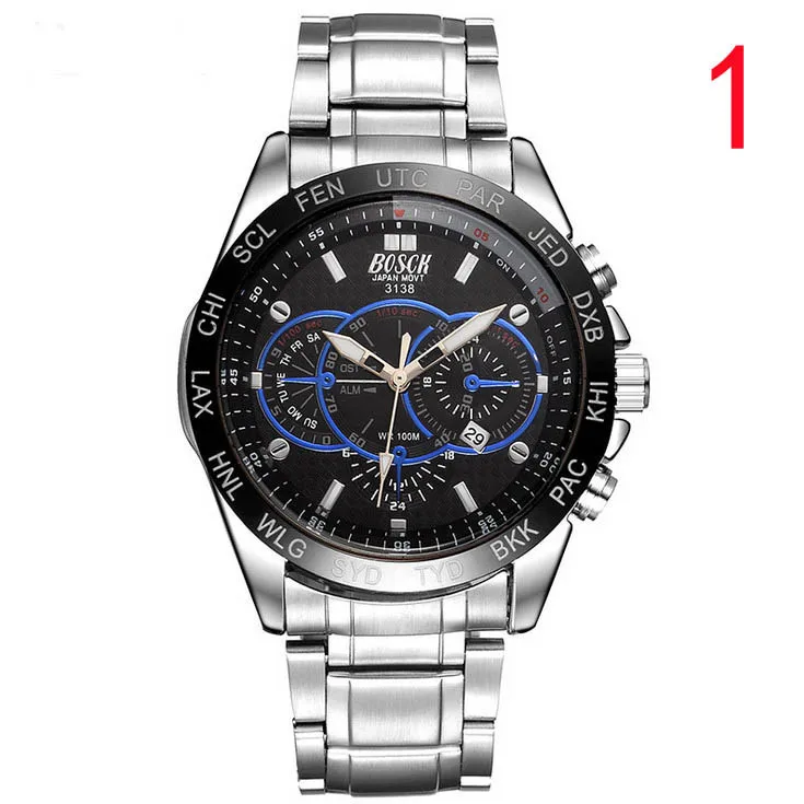 

Men's watch men's quartz watch fashion tide 2018 new simple waterproof ultra-thin mesh belt student men's watch
