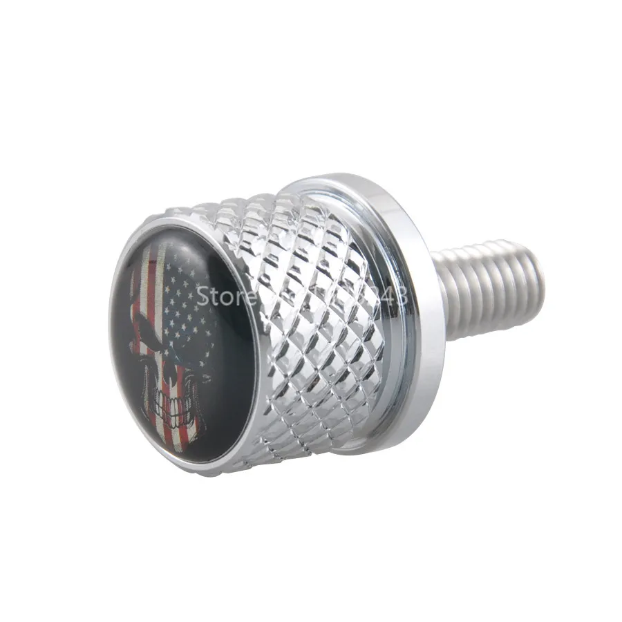 8mm Black Skull Motorcycle Quick Release Seat Bolt Screw for Victory Cross 14-up 8mm Black Skull Motorcycle Quick Release Seat Bolt Screw for Victory Cross 14-up