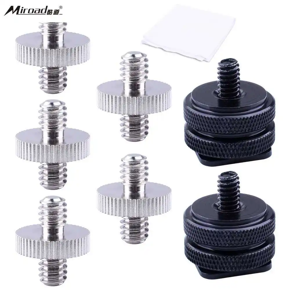 Longruner 1/4 &quotМужской до 1/4&quot наружной резьбой Винт адаптер 3/8&quot штатив винт KH04 |