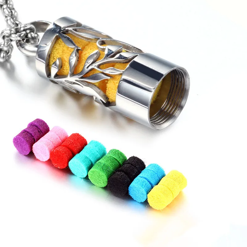 

10Pcs 3.5*7mm Mix Wholesale Perfume Balls Bottle Essential Oil Aromatherapy Diffuser For Locket Stainless Steel for Women Men