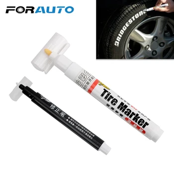 

1pc DIY Permanent Car Tyre Paint Marker Pen White Tire Tread Rubber Metal Graffiti Marker Pen for Car Motorcycle Waterproof