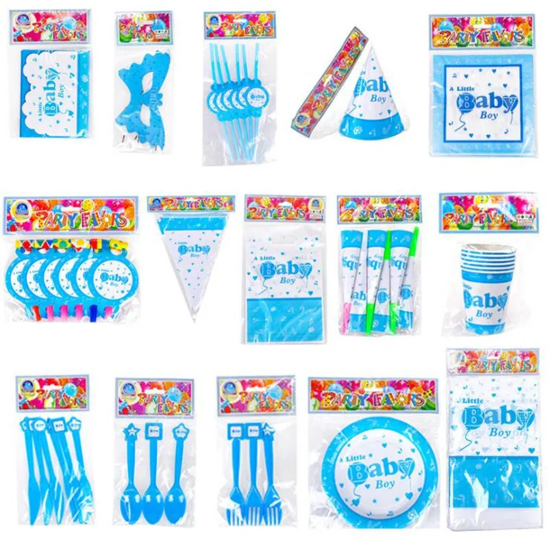 

Creative Baby Kids Birthday Party Cartoon Animal Brand Disposable Party Tableware DIY Children's Birthday Party Decoration