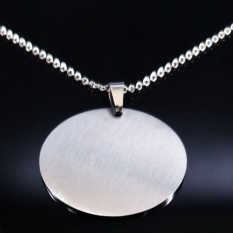 Ожерелье женское из нержавеющей стали серебристого цвета N352S01|stainless steel necklace|steel