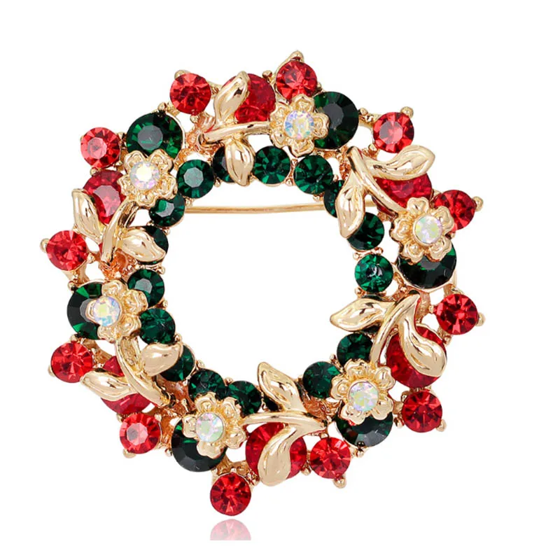 5pcs/lot diy Brooches Jewelry Type and christmas wreath plants Brooch